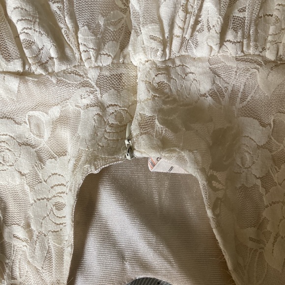 Posh & Peanut Girls Cream Baby Doll Dress - Picture 8 of 11